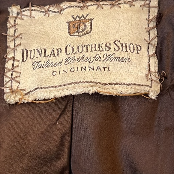 Dunlap Clothes Shop Cincinnati Vintage Mahogany Mink Fur Stole Medium Large - Picture 2 of 14